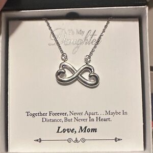 Khols Silver Infinity Heart Necklace for Daughter - Love, Mom